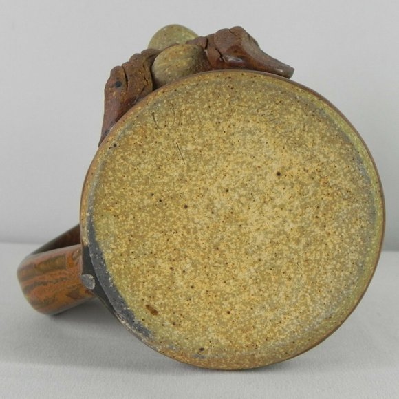 Village Potter Stoneware 3D Funny Face Mug - Picture 6 of 6